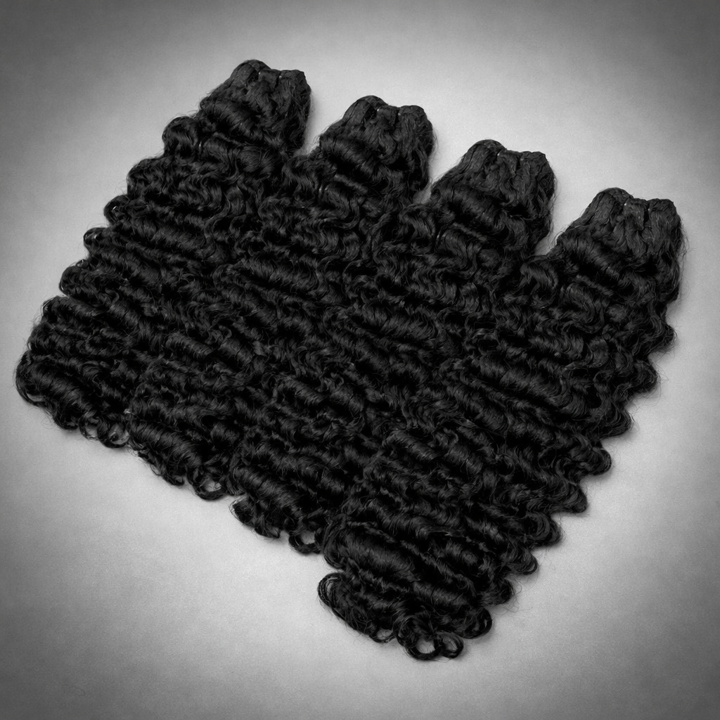 Burmese Curly Bundle Set - 4 Bundles